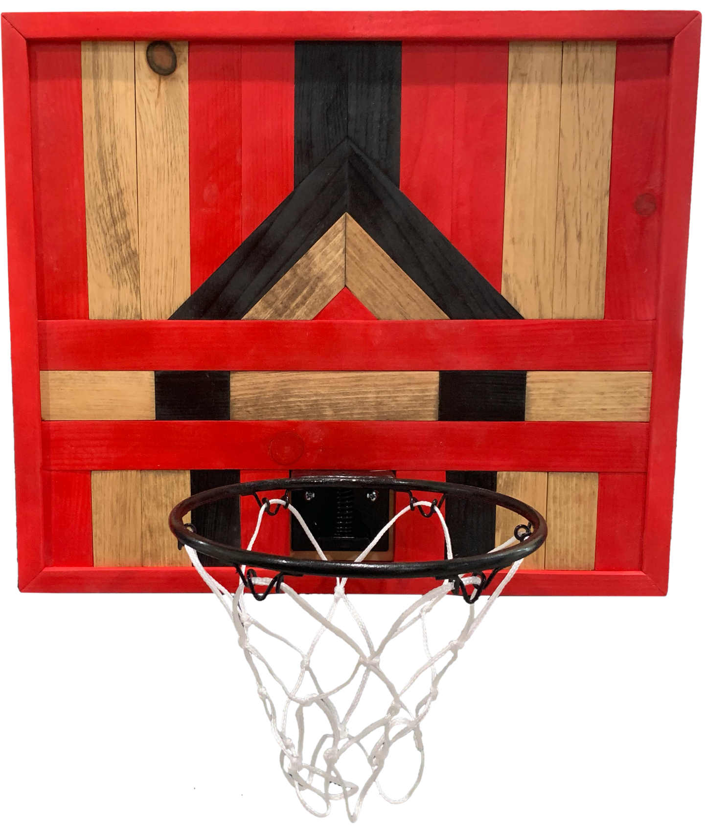 Red Basketball Hoop Wall Art