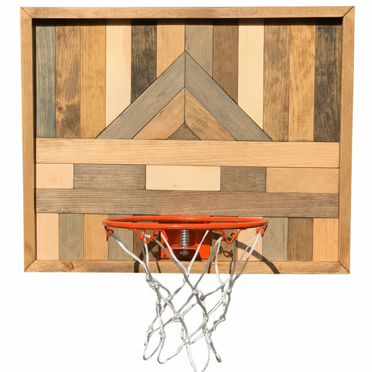 Natural Basketball Hoop Art