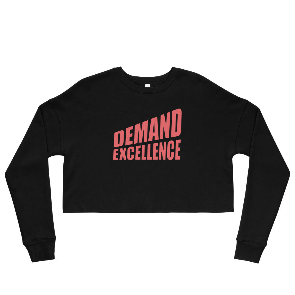 DEMAND EXCELLENCE Crop Sweatshirt