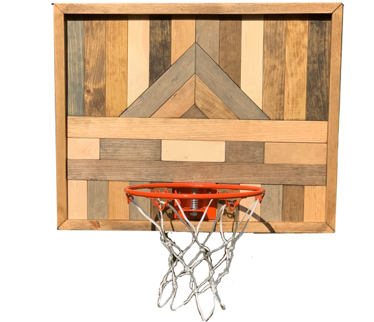Natural Basketball Hoop Art