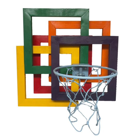 Rainbow 3D Basketball Hoop