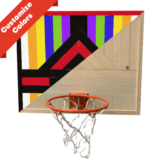Custom Basketball Hoop Art
