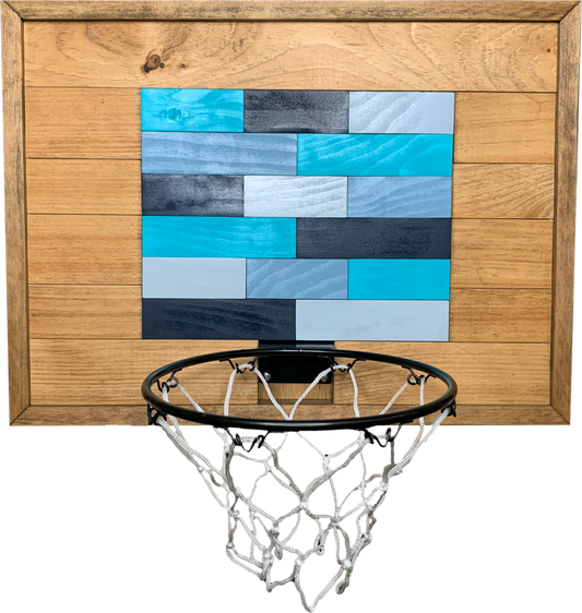 Brick Basketball Hoop Art
